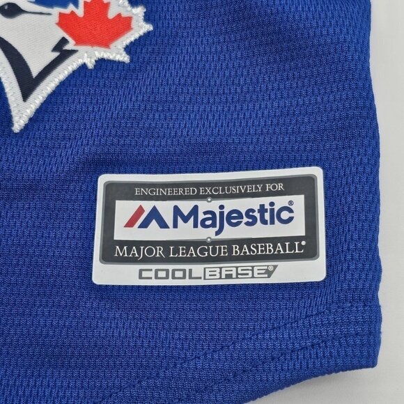NEW TORONTO BLUE JAYS MLB BASEBALL MAJESTIC KIDS JERSEY - 12M - #2 Tulowitzki - Picture 3 of 12